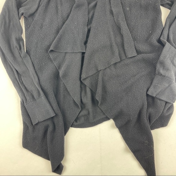 A.N.A A New Approach Cardigan Wrap Sweater Womens Large Black Long Sleeve - Picture 4 of 7